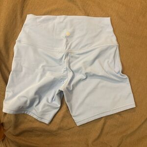 lululemon athletica Women's Sky Blue Bike Shorts
